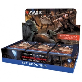 Commander Legends Baldurs Gate - Set Booster Box Display (18 Booster Pakker) - Magic the Gathering